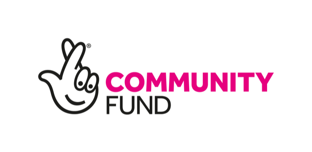 Lottery crossed fingers logo -community fund